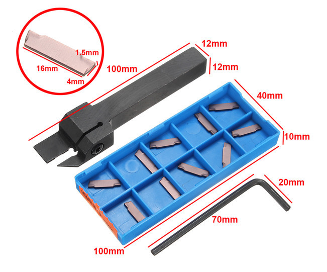 External Carbide Grooving Inserts MGMN150 G Thin And Narrow Cutting Edge