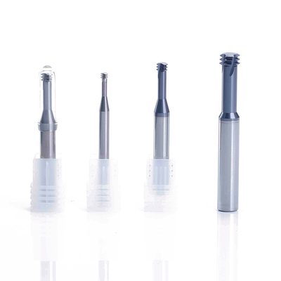 Solid Internal Carbide End Milling Cutters 3-Teeth  For Metal Milling