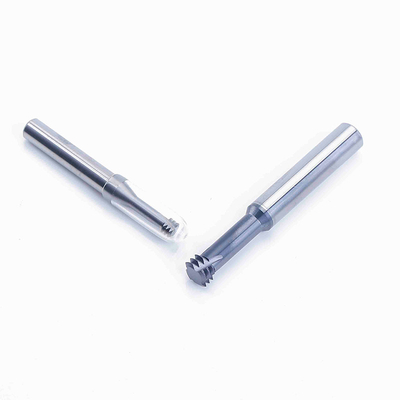 Solid Internal Carbide End Milling Cutters 3-Teeth  For Metal Milling