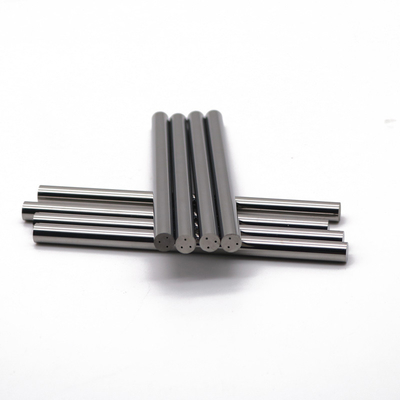 Solid Tungsten Carbide Material Three Spiral Hole Rods 30 Degree