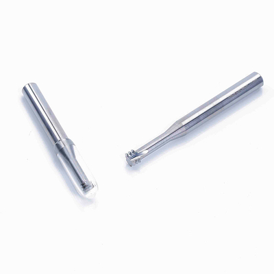 3-Teeth Carbide Thread End Mill Cutters ISO9001 For Low Hardness Material