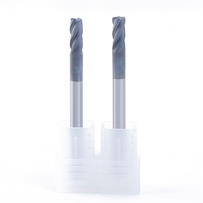 Ball Nose Carbide End Milling Cutters Diamond Coating For Graphite Processing