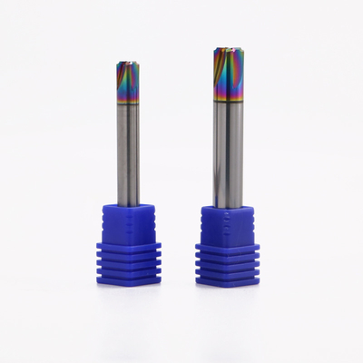 Drow Carbide End Mill Drills and Customized Corner Radius, Inner R cutter with DLC coating