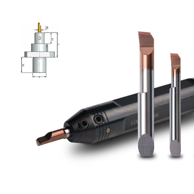 Carbide Boring Tools With SIM Locking Precision Holder And Internal Coolant Design For Improved Tool Lifespan