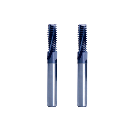 Multiple Teeth Precision Thread Milling 12mm End Mill Cutter With Composite Coating