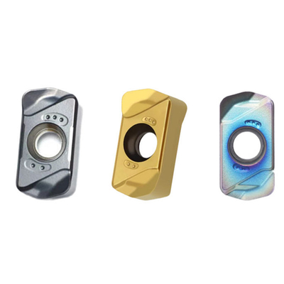 Replaceable And Indexable Carbide Milling Inserts For Face Milling And High Feed Milling On CNC Machines