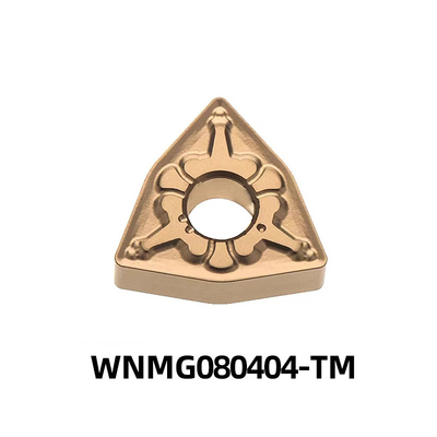 WNMG080404-TM Replaceable Indexable CNC Carbide Turning Inserts for High Temperature Alloys Nonferrous Materials