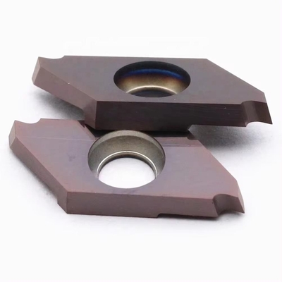 TKF12 Carbide Cutting Off Inserts for Small Diameter Steel Parts CNC Lathe Grooving and Cutting