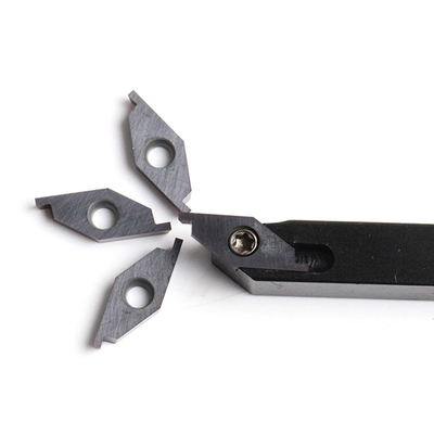 CSVC CNC Carbide Cutting Off Inserts With Nose Radius And Entering Angle For Good Chip Control And Machining Performance