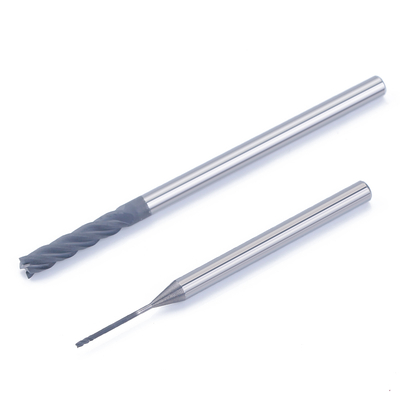 Diamond Coated Carbide Flat Face End Mill for Graphite Machining