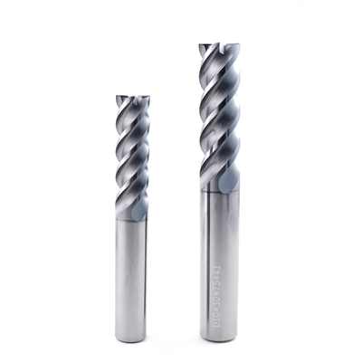 Carbide U-Channel End Mill 4 Flute AlCrN Coated for Mild Steel