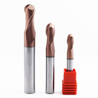 6mm Carbide Ball Nose End Mill 2 Flutes for Metal Processing