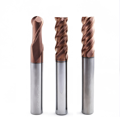 6mm Carbide Ball Nose End Mill 2 Flutes for Metal Processing