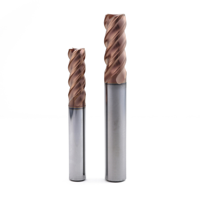 Carbide 4 Flute End Mill for Mold Steel Up to 60HRC