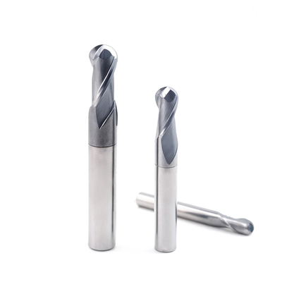 2 Flute Carbide Ball End Mill ALCRN Coating for 45HRC Steel