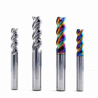 3 Flute DLC Coated Carbide End Mill for Aluminum CNC Cutting