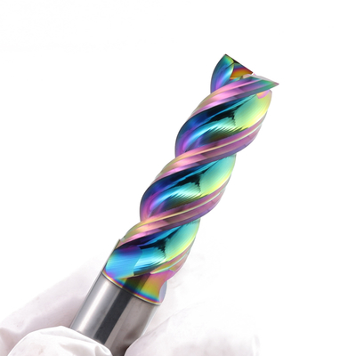 3 Flute DLC Coated Carbide End Mill for Aluminum CNC Cutting