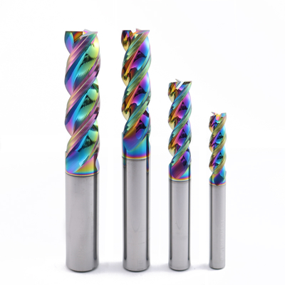 Carbide 3-Flute DLC Coated End Mill for Aluminum and Copper