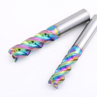 Carbide 3-Flute DLC Coated End Mill for Aluminum and Copper