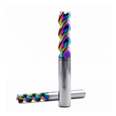 DLC Coated Tungsten Carbide Milling Cutter for Aluminum CNC Machining