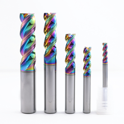 DLC Coated Tungsten Carbide Milling Cutter for Aluminum CNC Machining